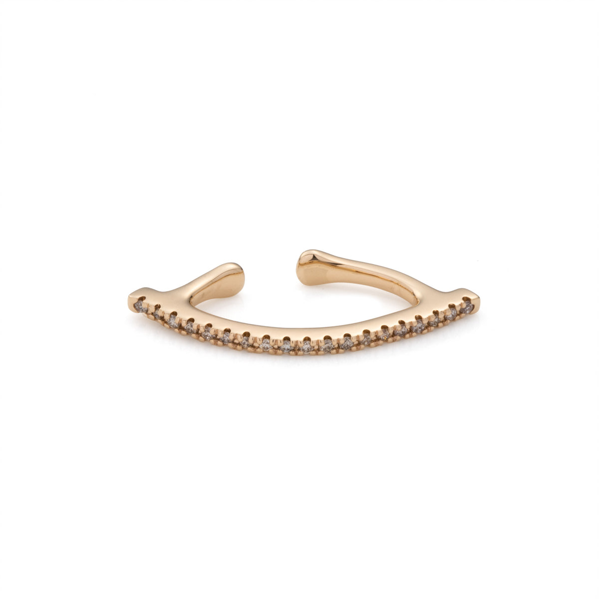 BOW Diamond Ear Cuff