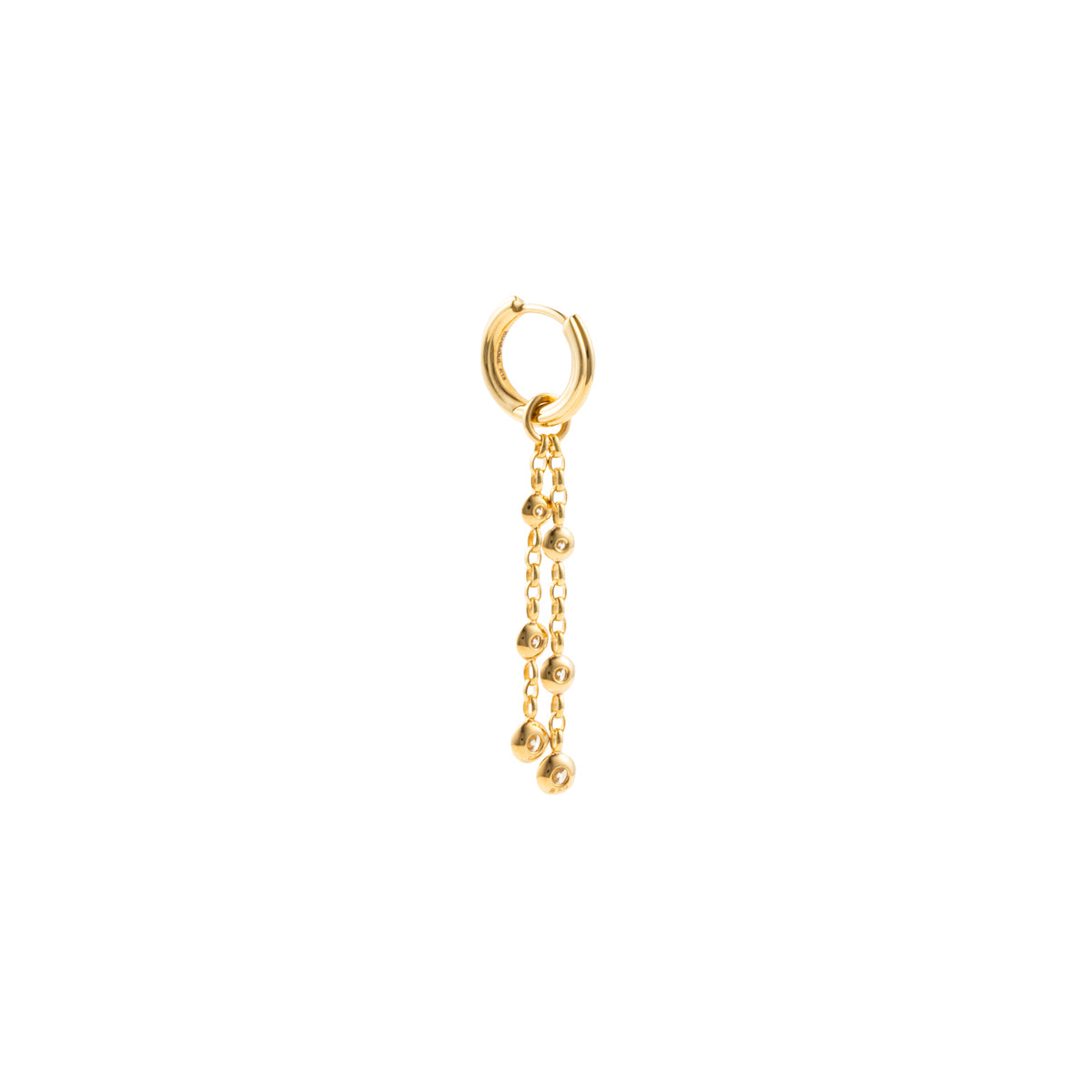 18K CASCADE Diamond Charm Earring
