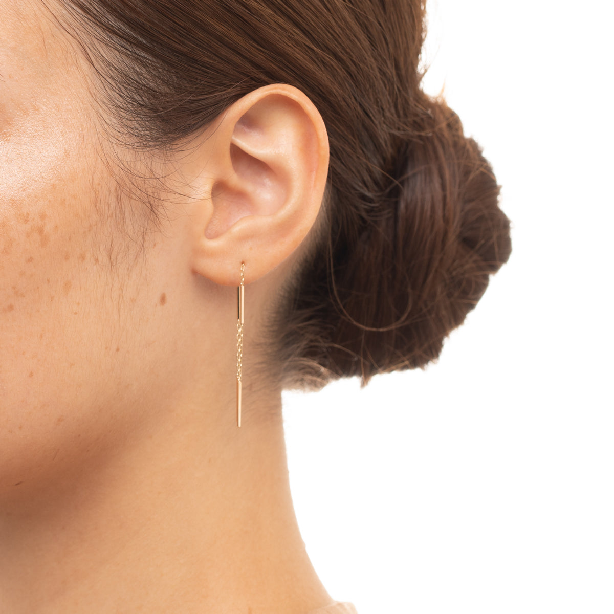 ALL ABOUT BASICS Toggle Chain Earring