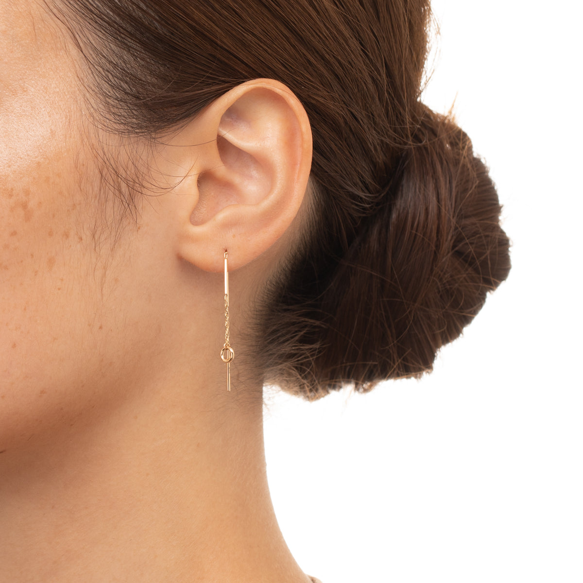 ALL ABOUT BASICS Toggle Chain Earring