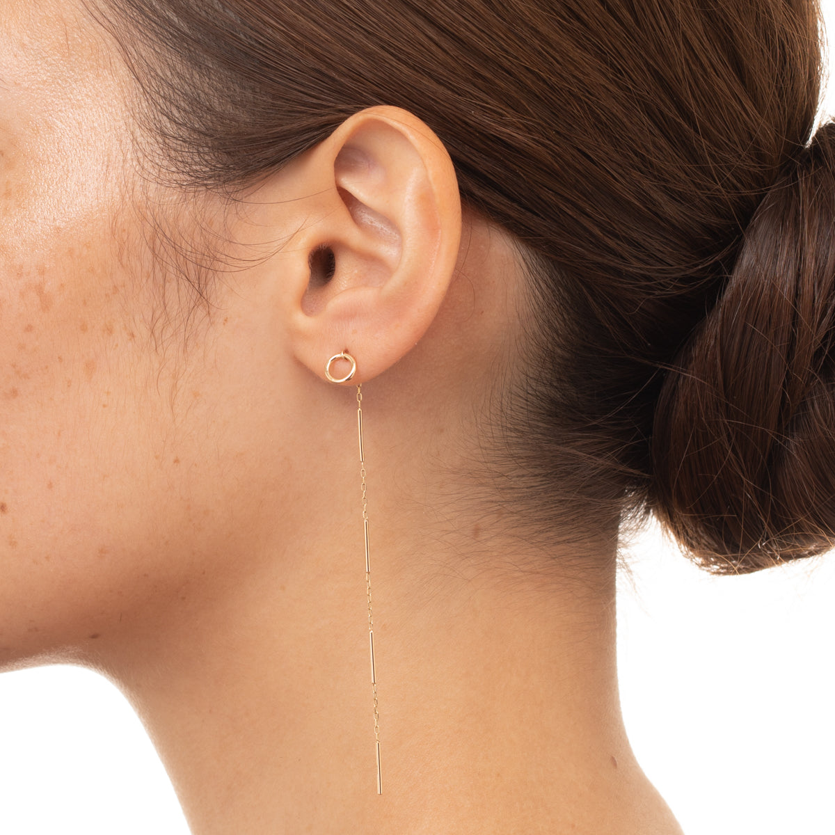 ALL ABOUT BASICS Toggle Chain Earring