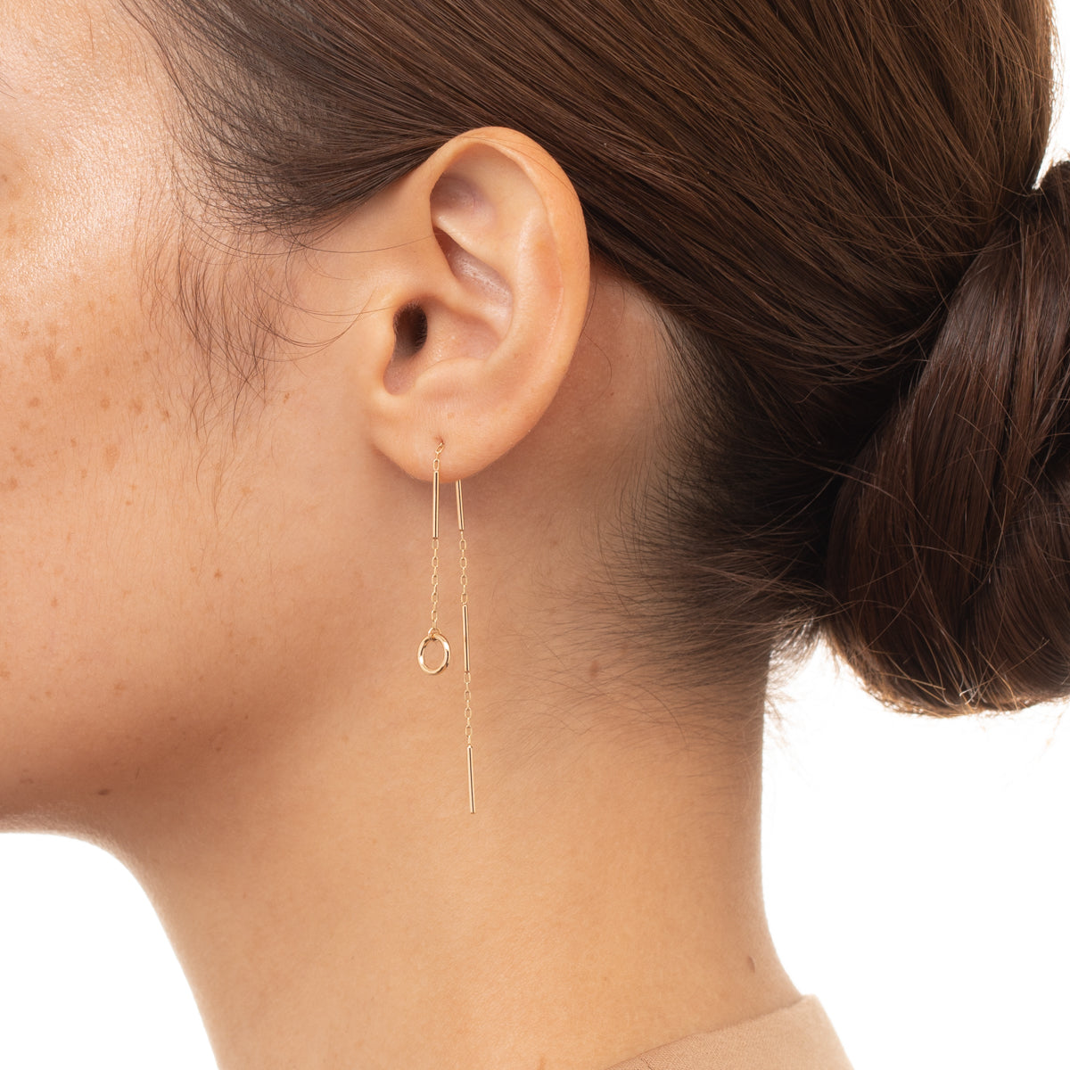 ALL ABOUT BASICS Toggle Chain Earring