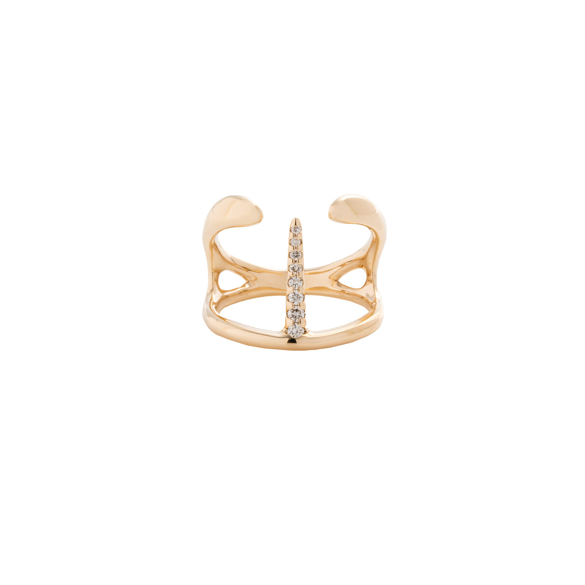 Made-To-Order】 Manta Spine Ring