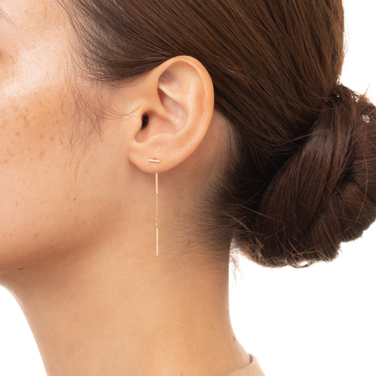 ALL ABOUT BASICS Toggle Chain Earring