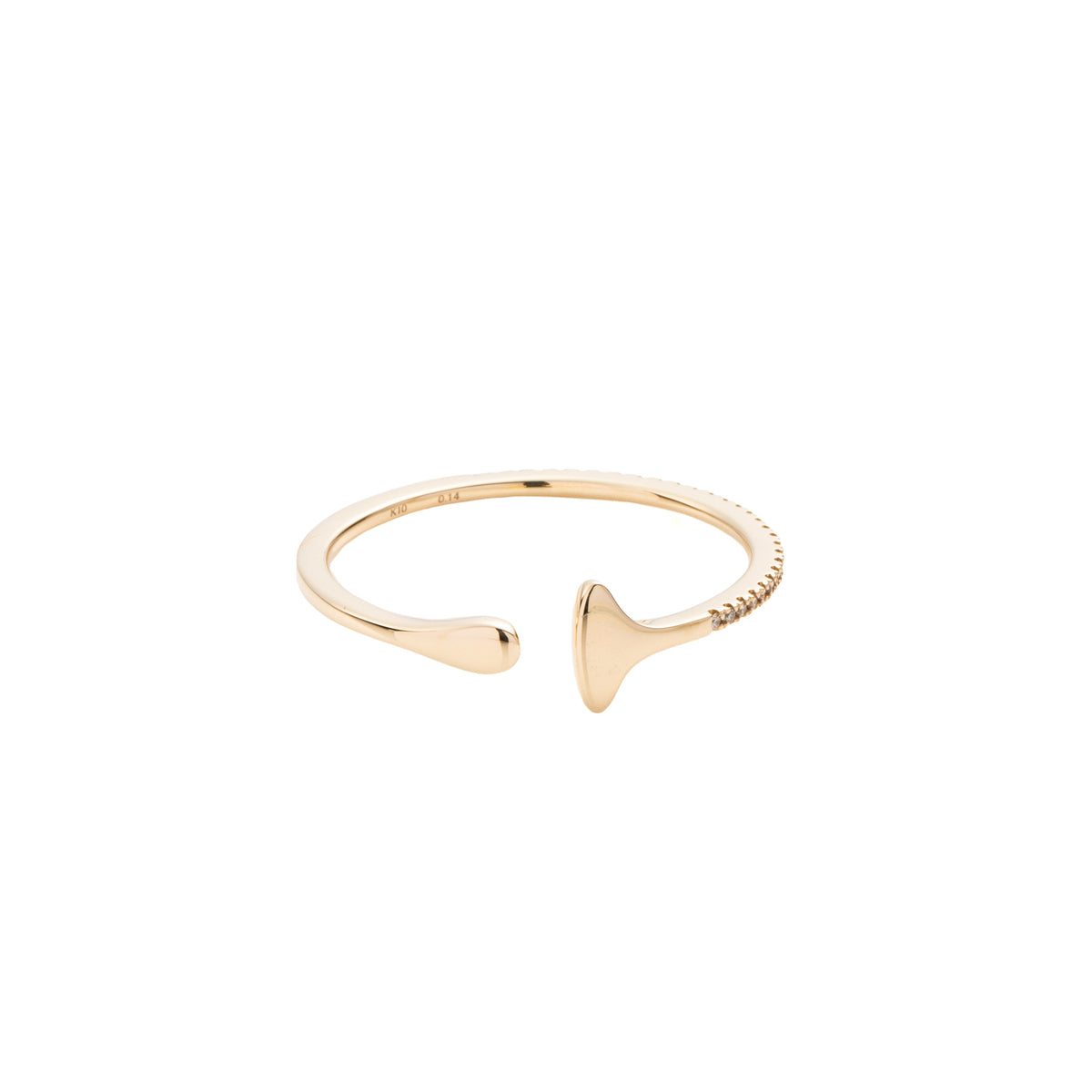 GOSSAMER Oversized Diamond Ear Cuff Large size