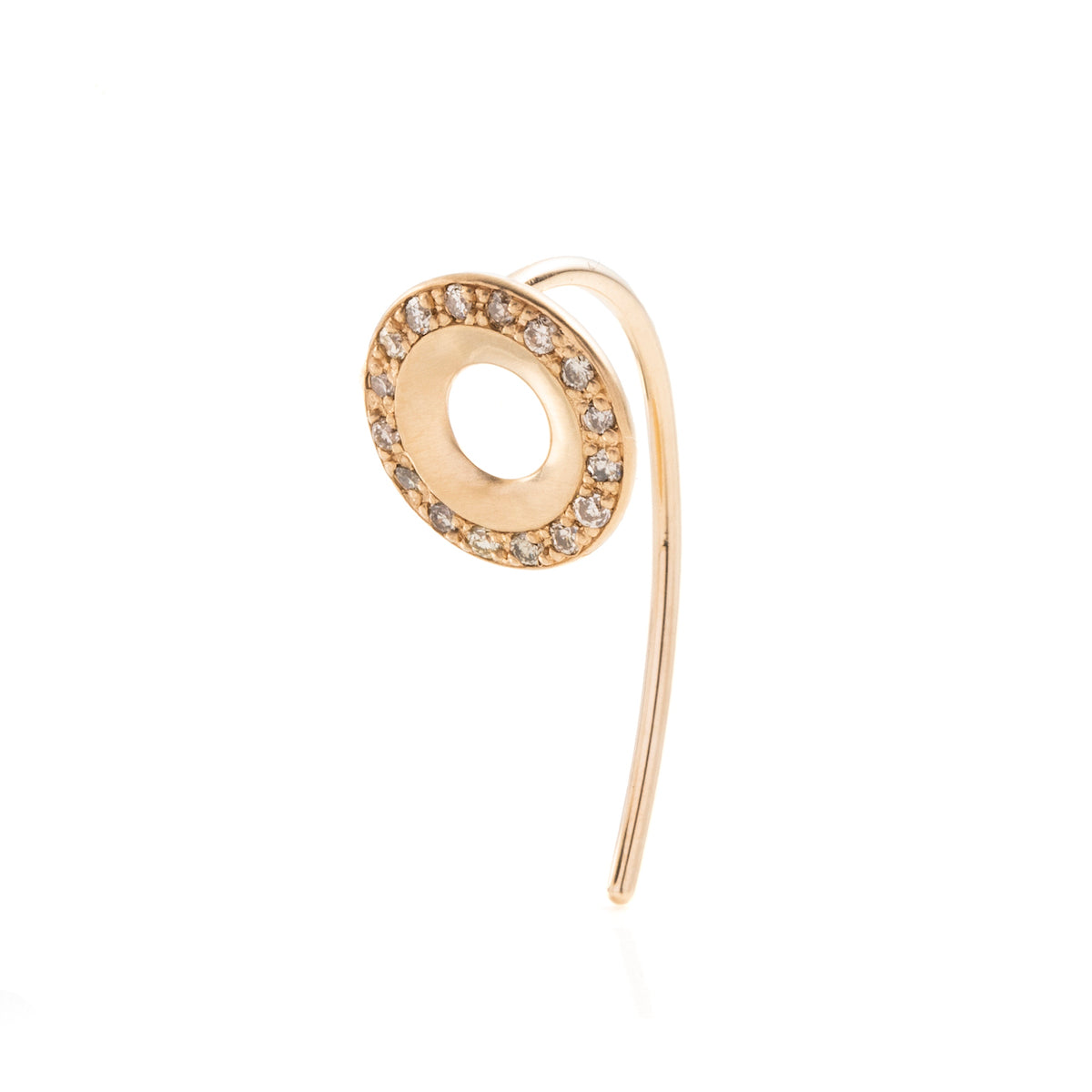 WHEEL OF FORTUNE Diamond Short Arrow Earring