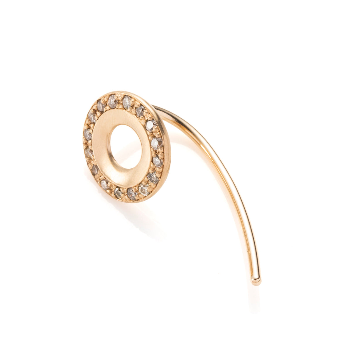 WHEEL OF FORTUNE Diamond Short Arrow Earring