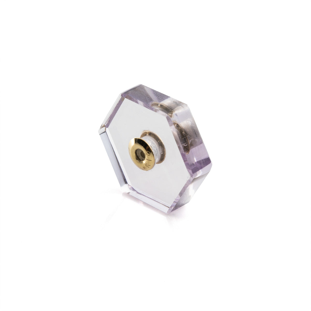 Hexagon Amethyst Stone for SPEAR Earring