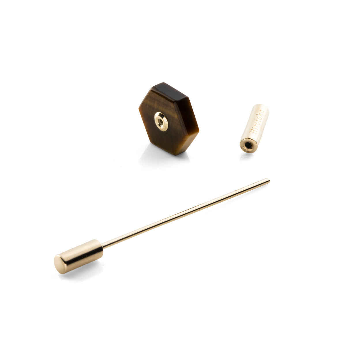 Short SPEAR Earring, Tiger's Eye