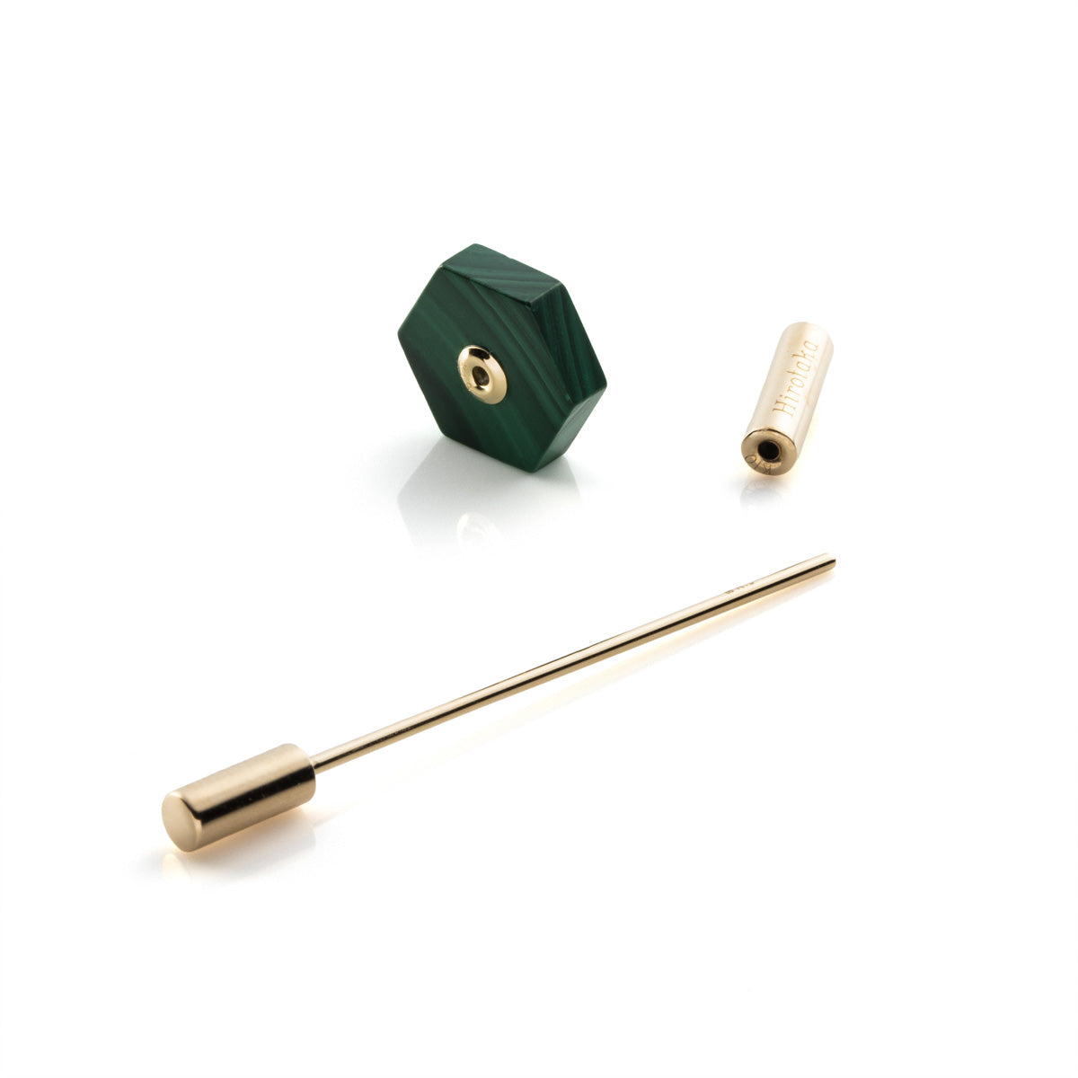 Short SPEAR Earring, Malachite