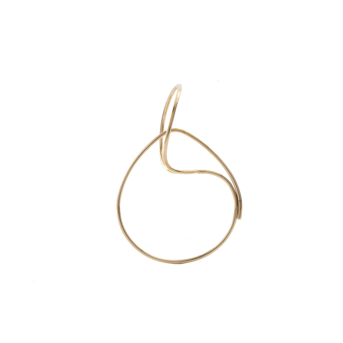 ALL ABOUT BASICS Double Hoop Floating Earring Small size