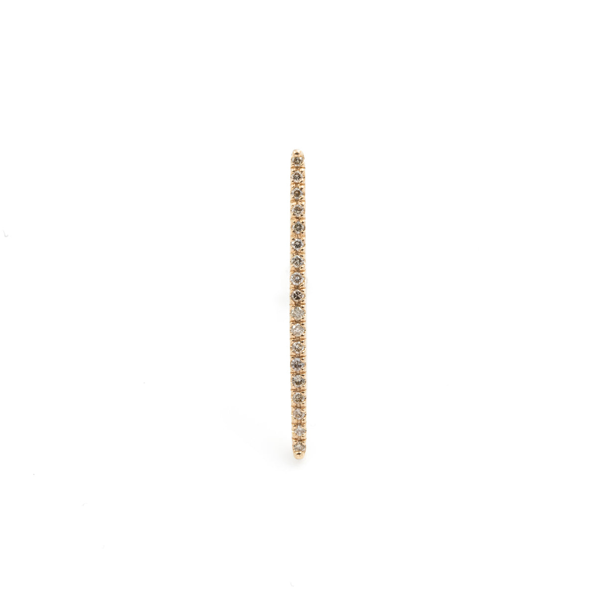 GOSSAMER Diamond Long Bar Earring
