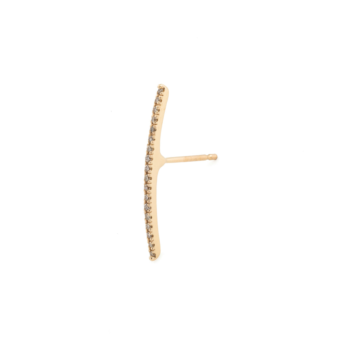 GOSSAMER Diamond Long Bar Earring