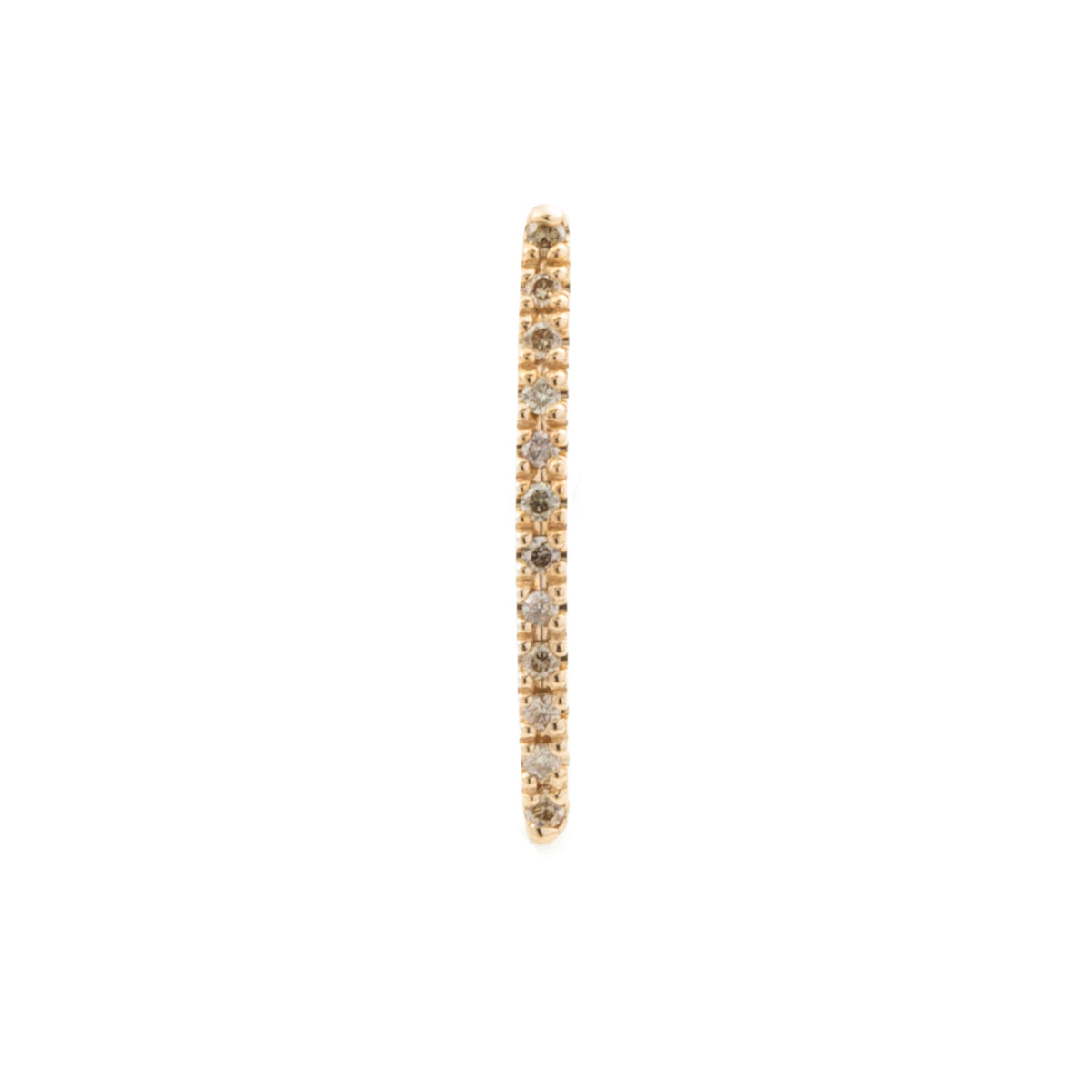 GOSSAMER Diamond Short Bar Earring