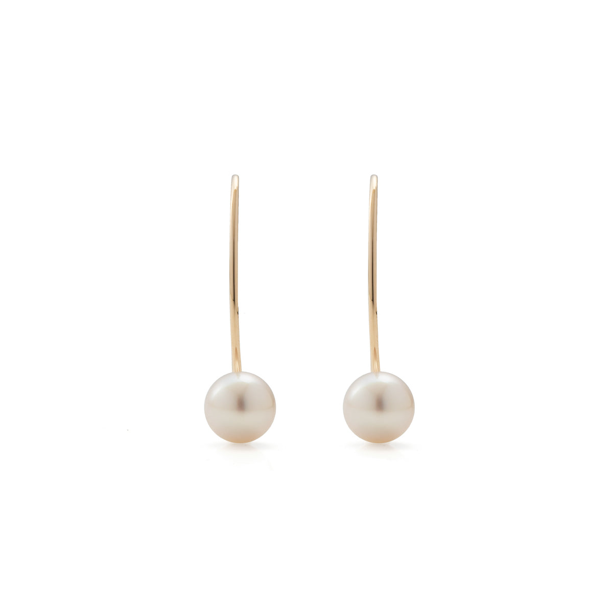 Akoya Pearl U Hook Earring