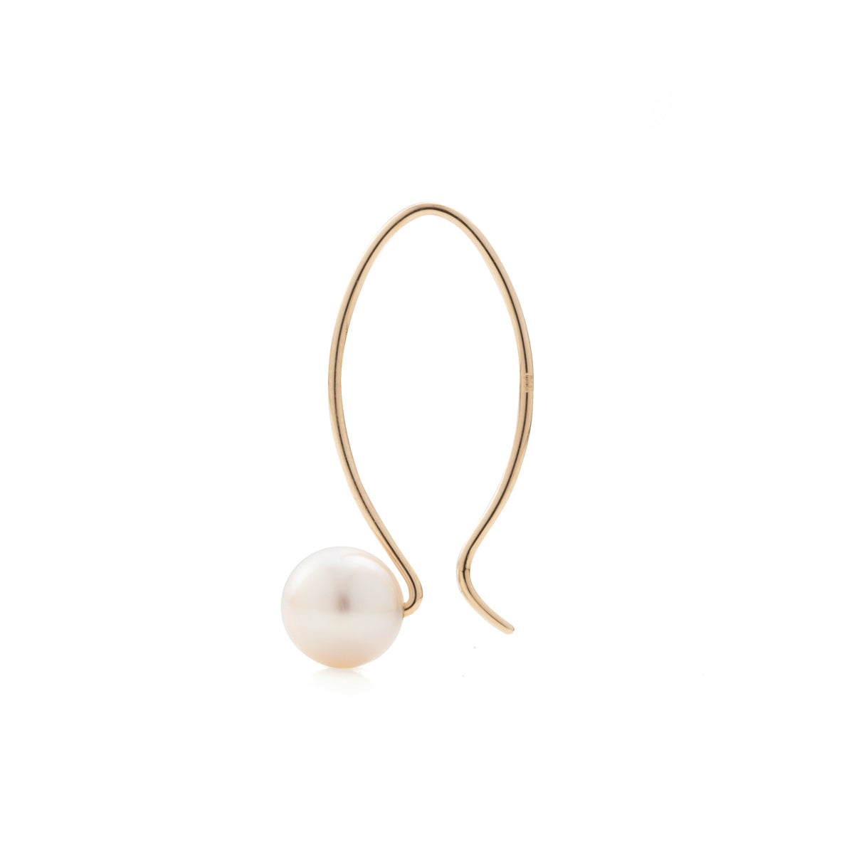 Akoya Pearl U Hook Earring