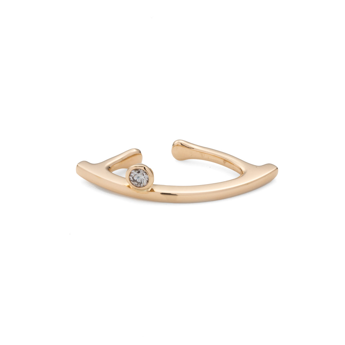 BOW Diamond Ear Cuff