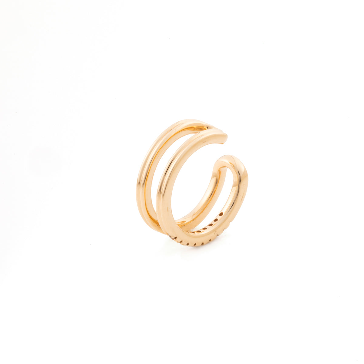 GOSSAMER Double Line Diamond Ear Cuff