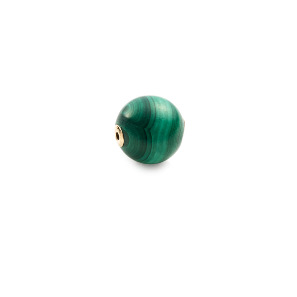 Ball 10mm Malachite Stone for Spear Earring