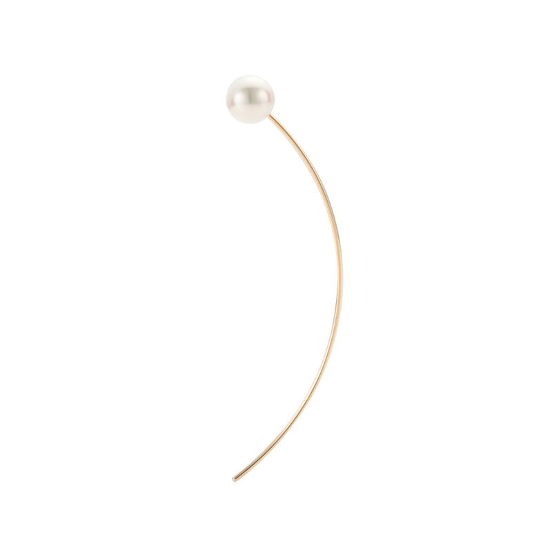Akoya Pearl Arrow Earring L size