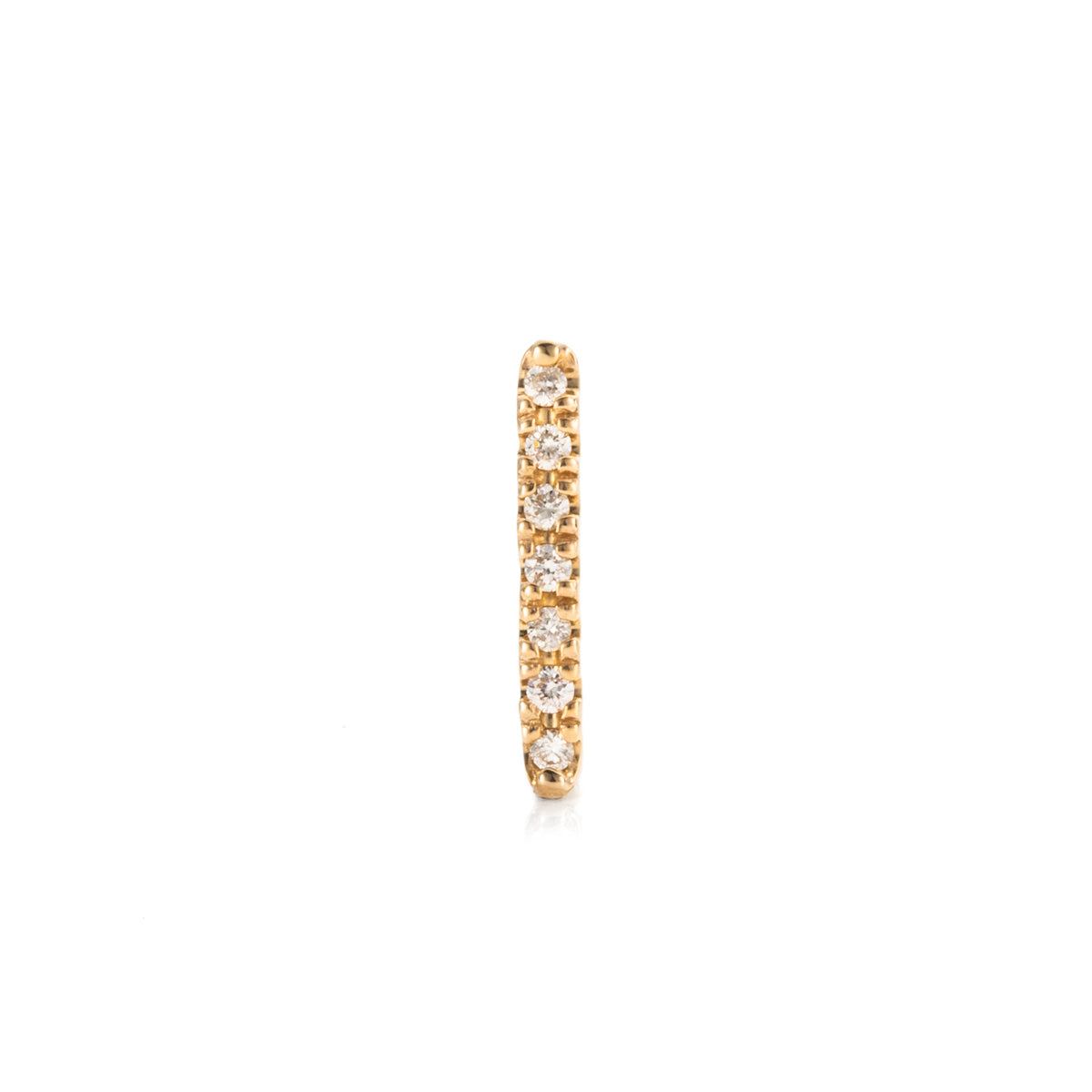 GOSSAMER Diamond Staple Earring