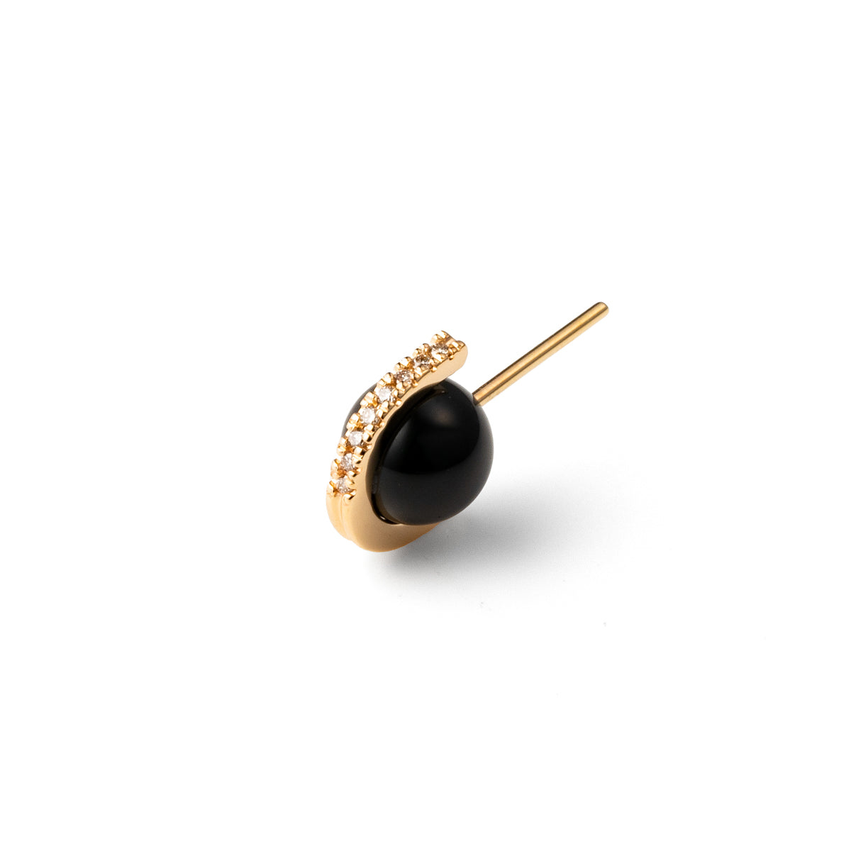BELUGA Onyx Diamond Earring Medium size