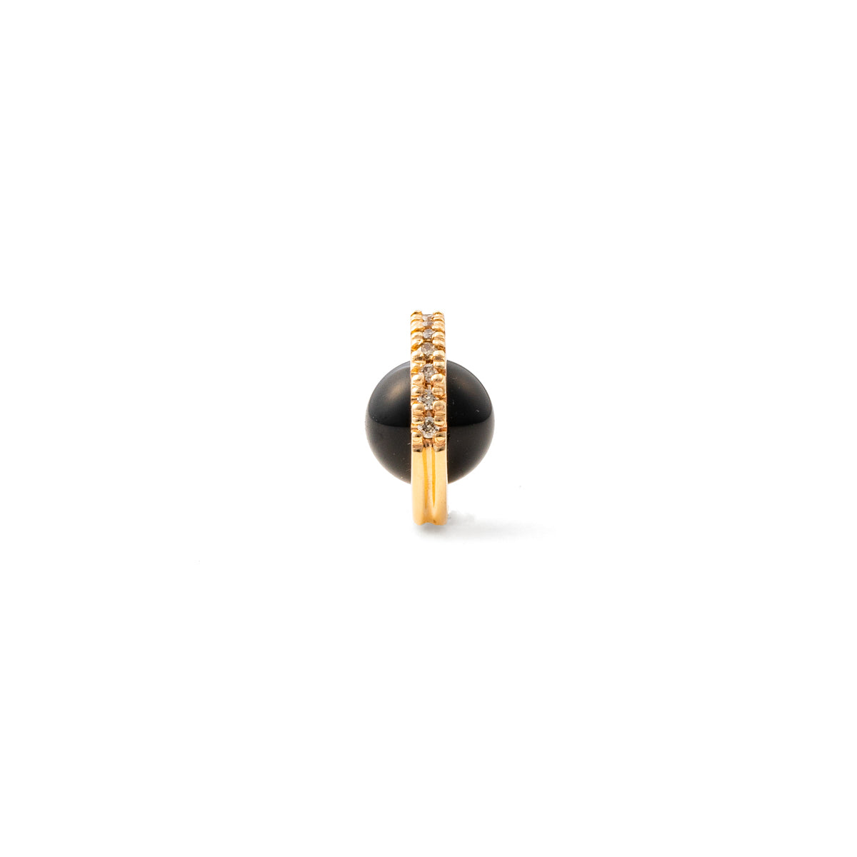 BELUGA Onyx Diamond Earring Small size