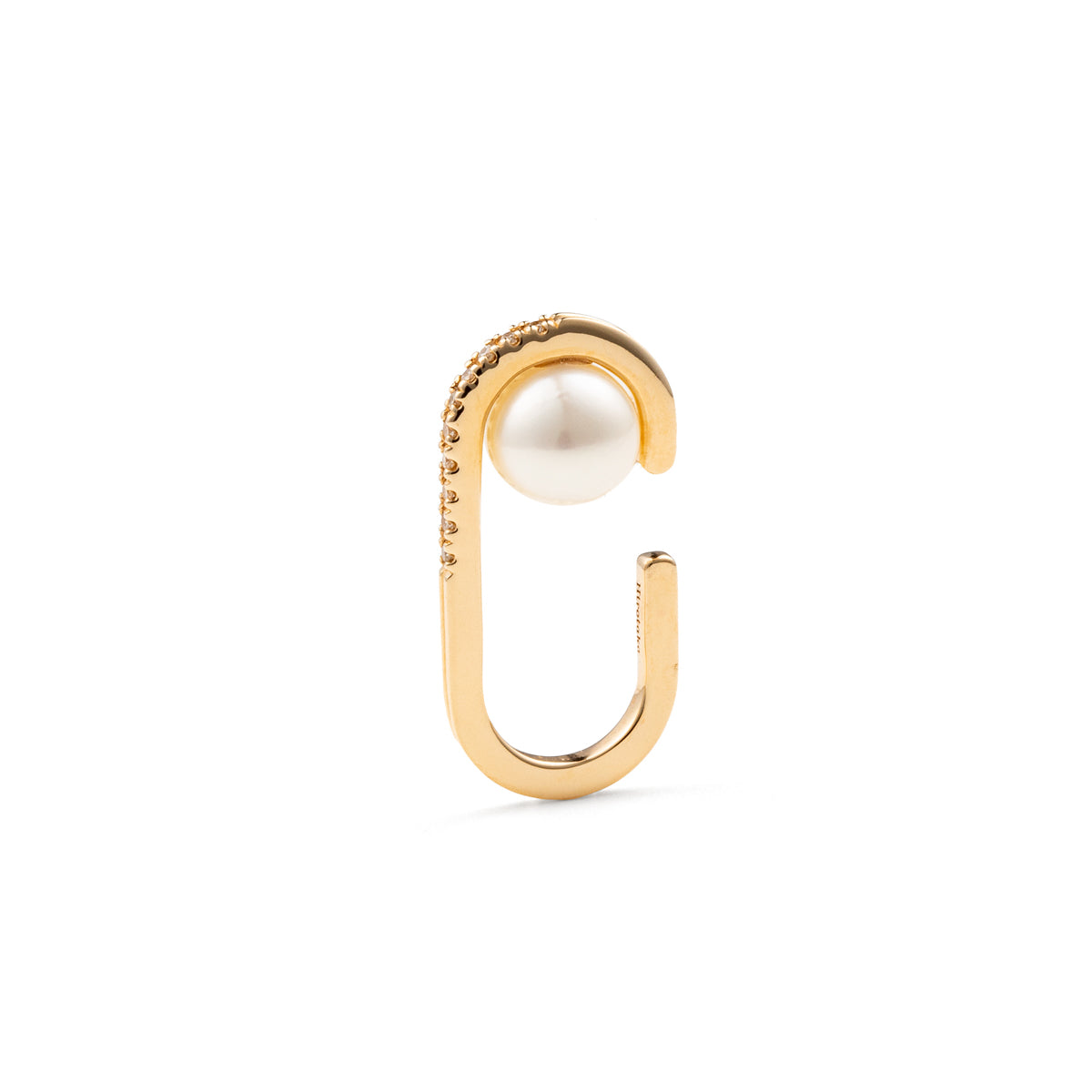 BELUGA Diamond Pearl Ear Cuff