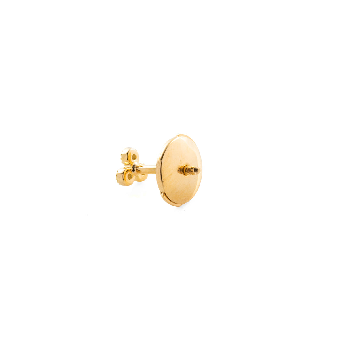 18K ALL ABOUT BASICS Pyramid Diamond Earring Small size