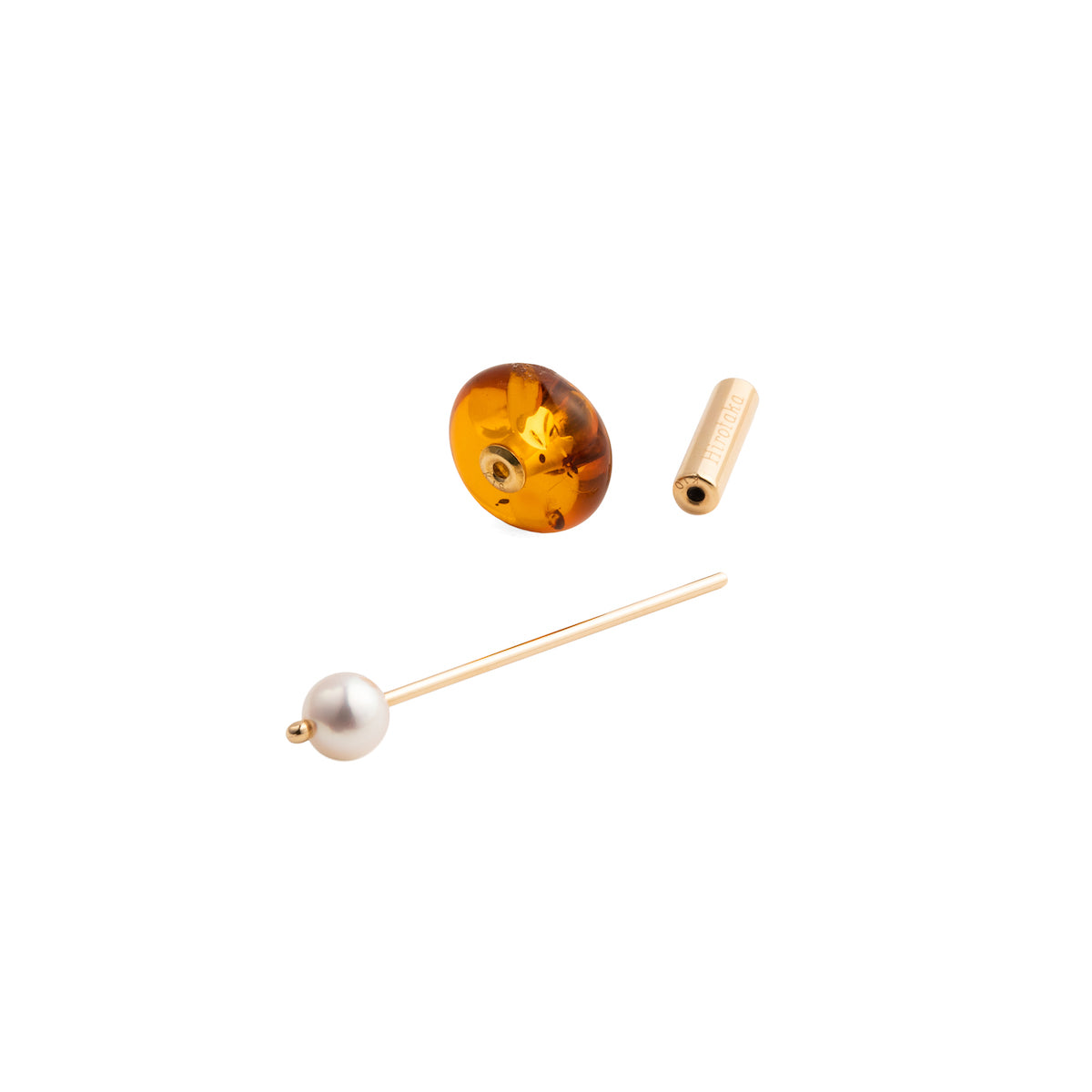 Mini SPEAR Earring, Amber