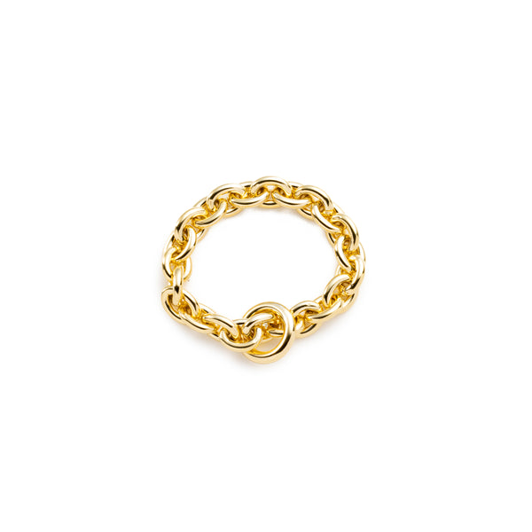 18k "All About Basics" Chain Ring