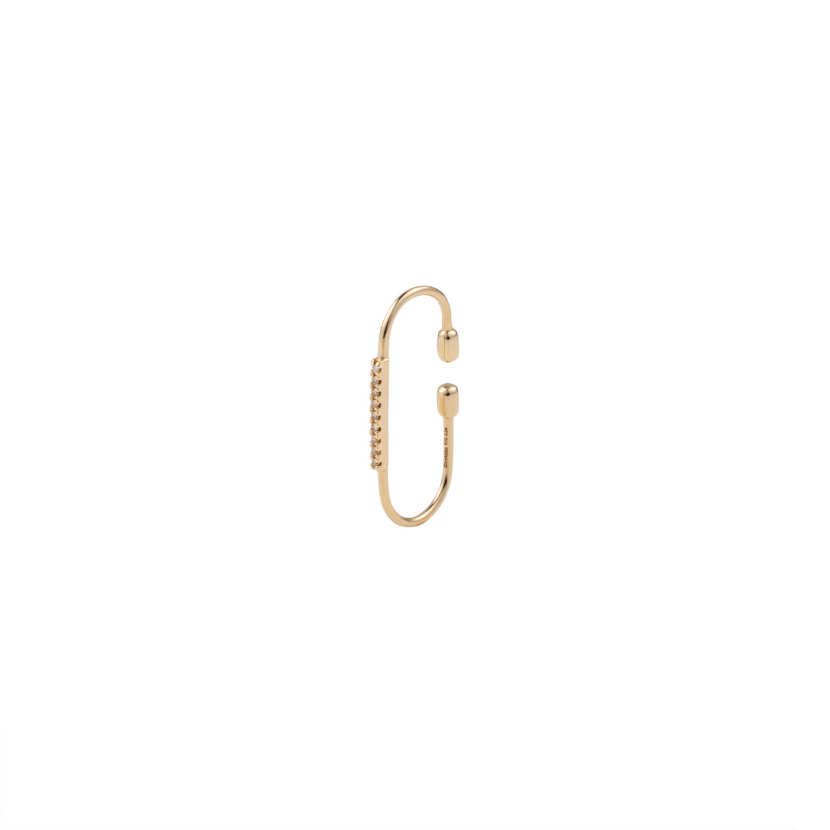 MIRÓ Diamond Ear Cuff Medium size