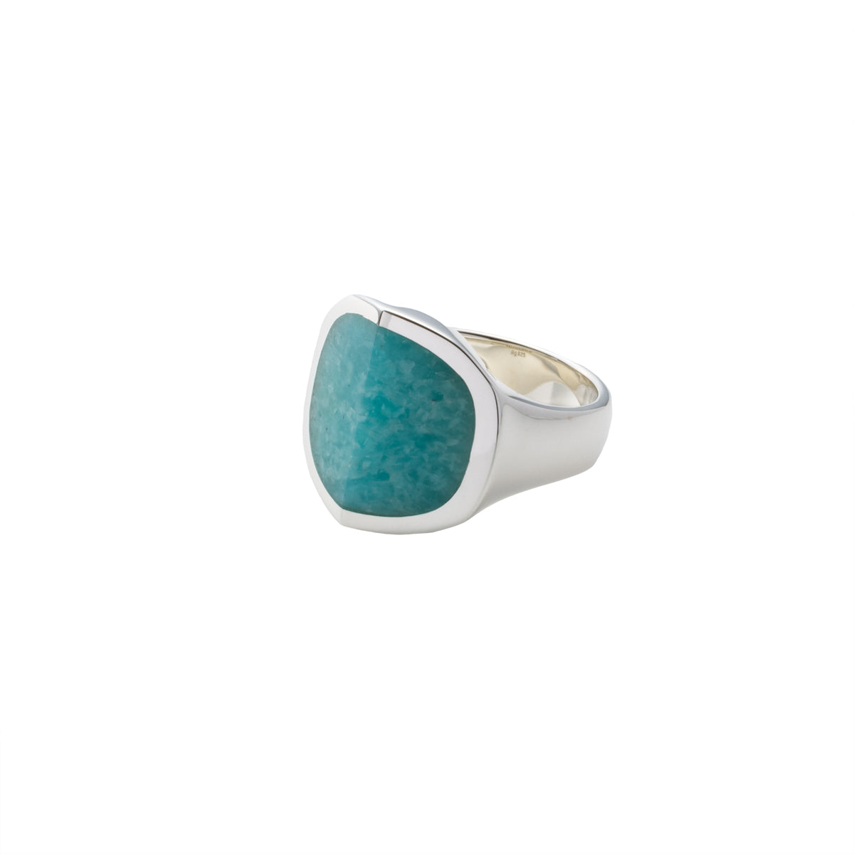 【Made-To-Order】EQUINOX-Pyramid Amazonite Ring Large size