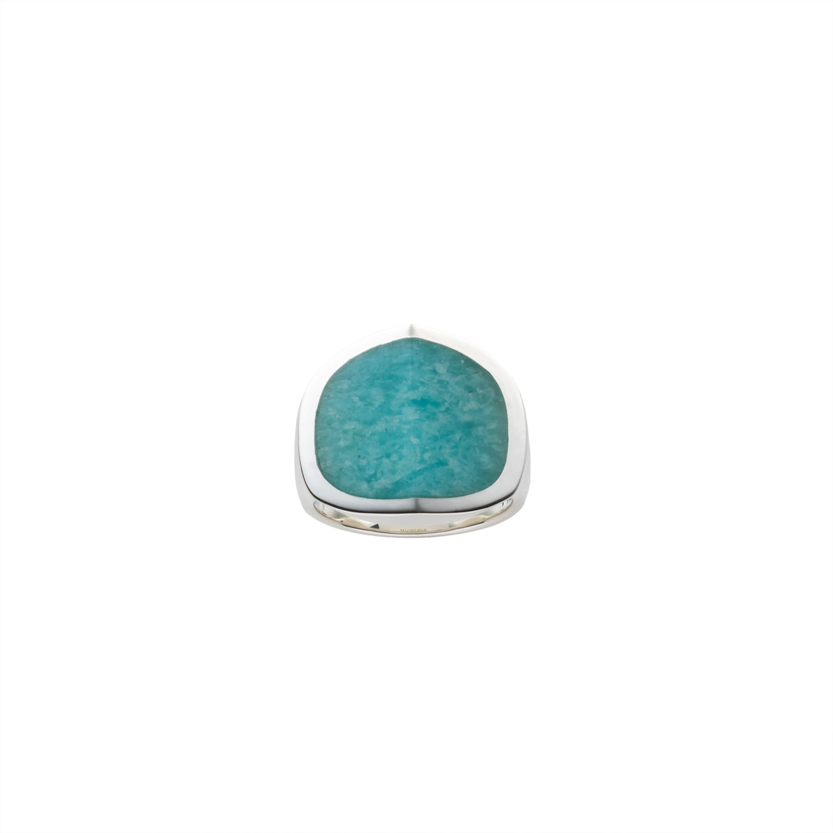 【Made-To-Order】EQUINOX-Pyramid Amazonite Ring Large size
