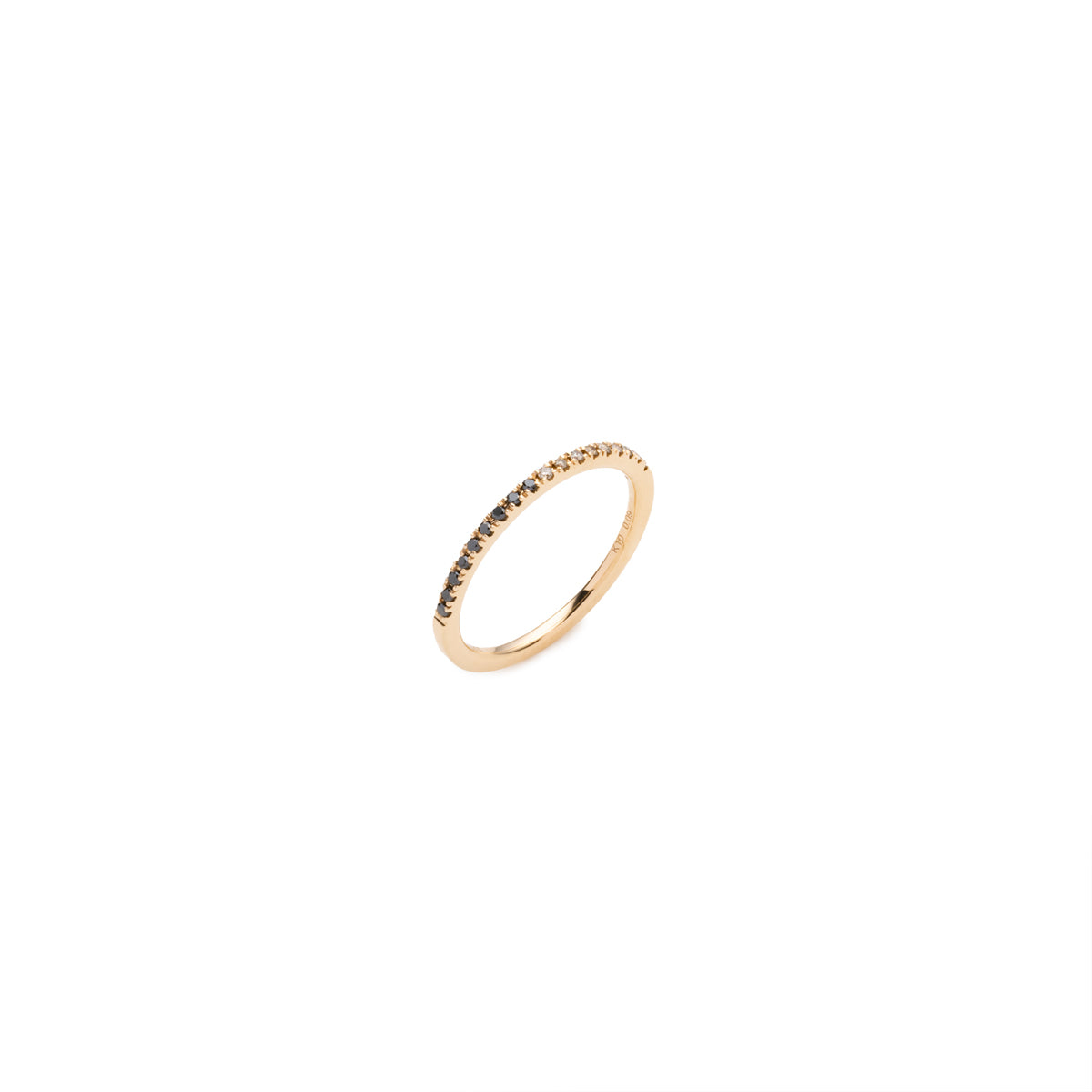 GOSSAMER Black and White Diamond Ring