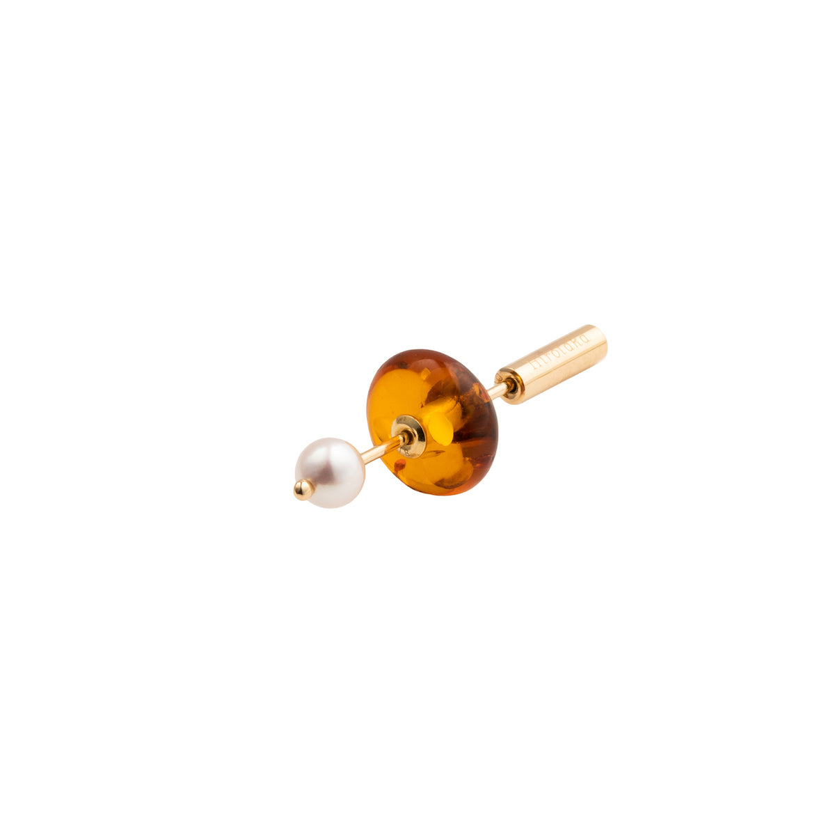 Mini SPEAR Earring, Amber