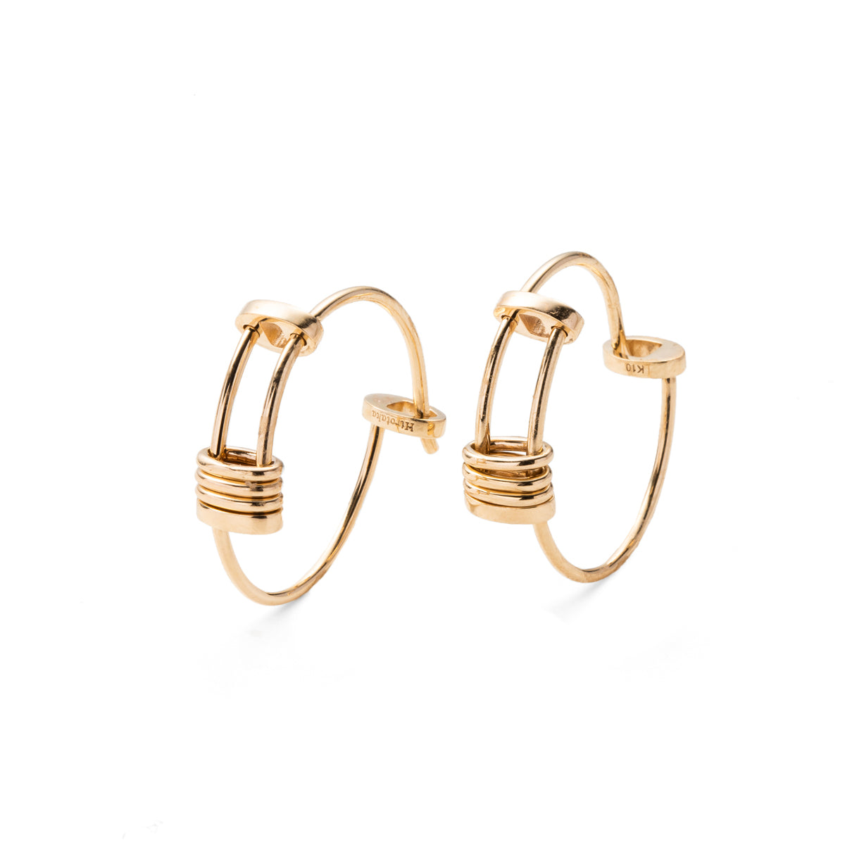 【Made-To-Order】 CONTORTIONIST Hoop Earring Medium size