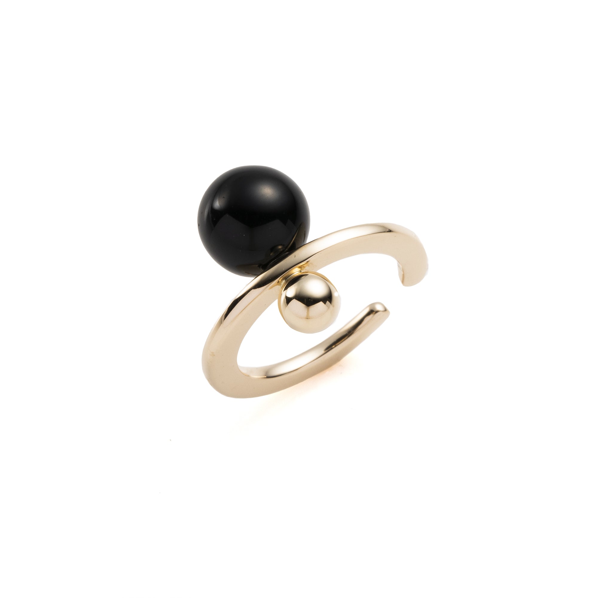 BUMBLE BEE Onyx Ear Cuff