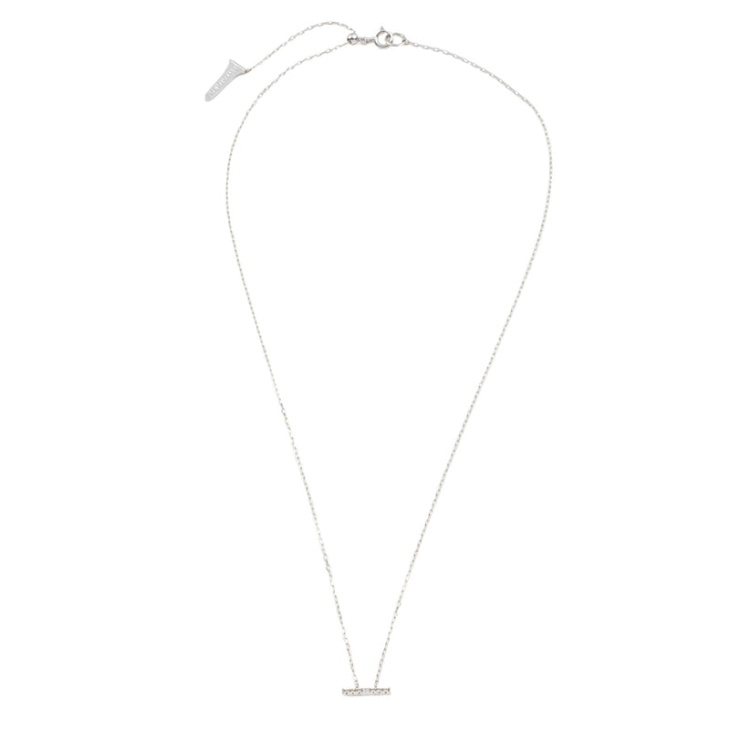 "Trapeze" Diamond Necklace S size