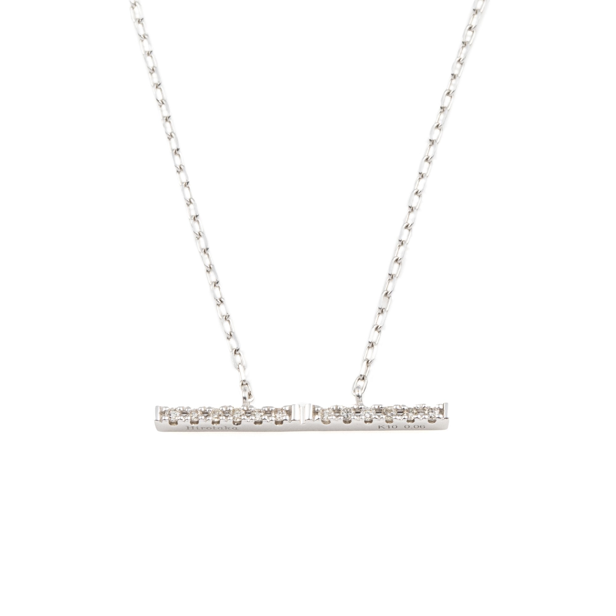 TRAPEZE Diamond Necklace Medium size