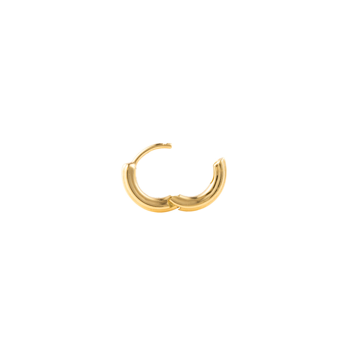 18K DUNE Huggie Earring Extra Small size