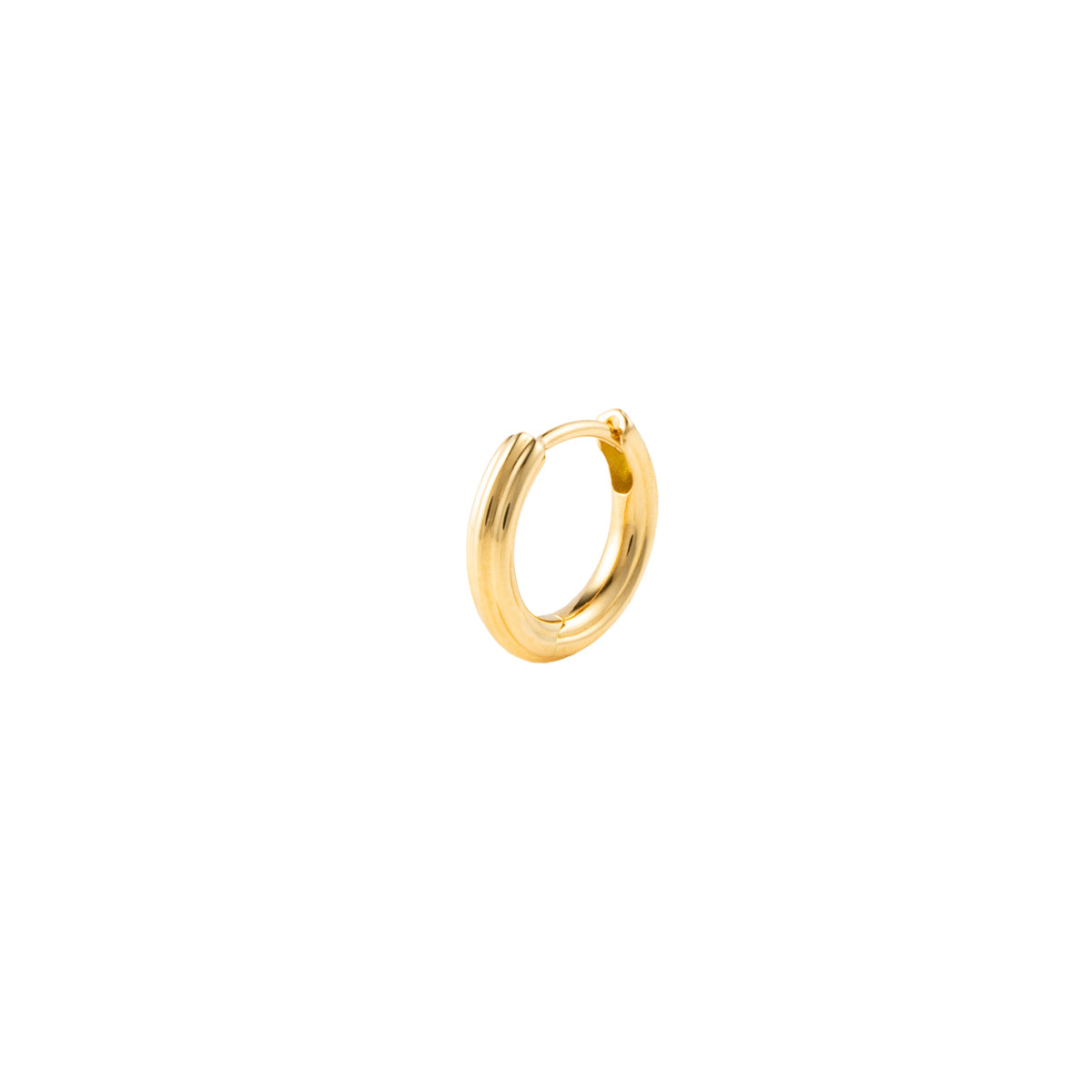 18K DUNE Huggie Earring Small size