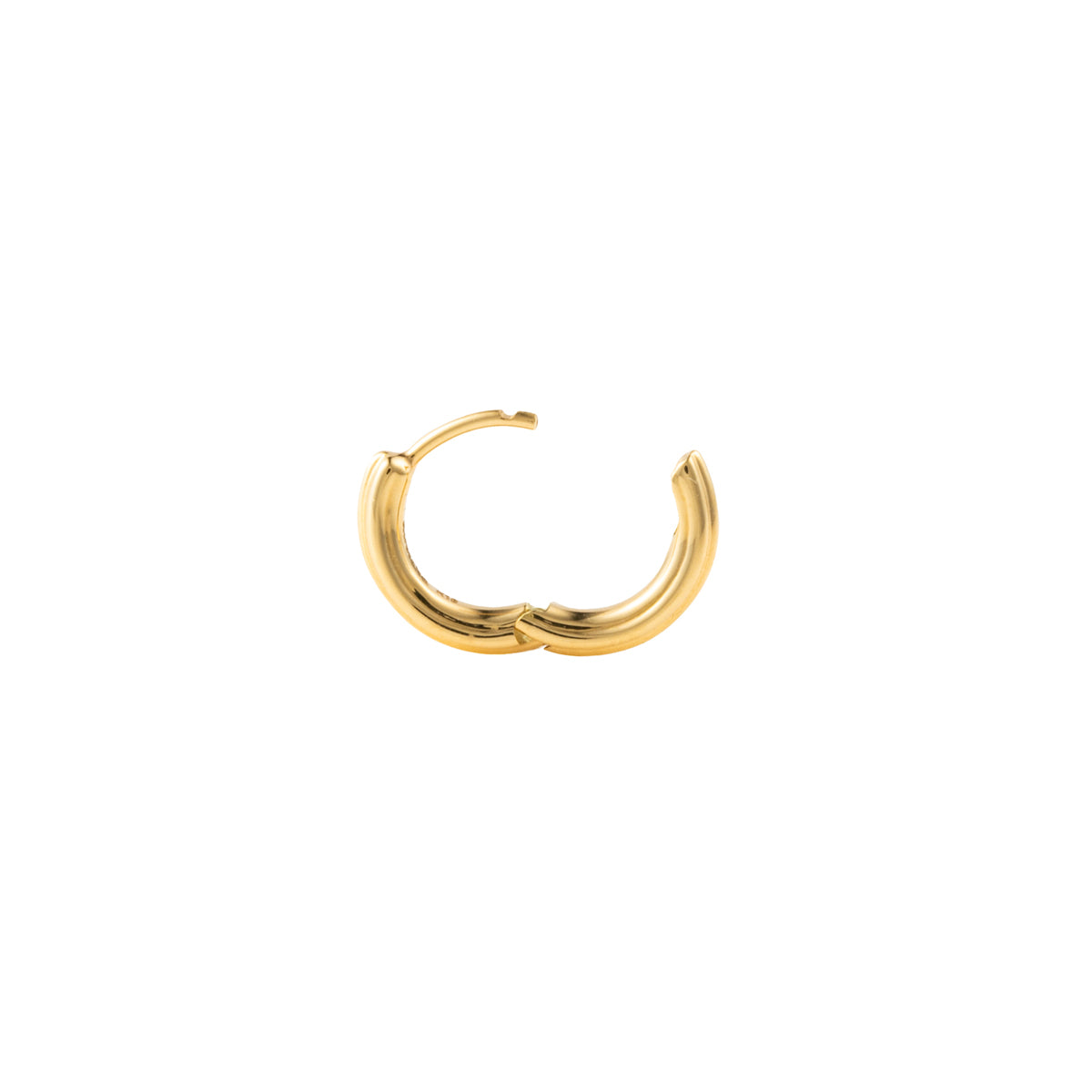 18K DUNE Huggie Earring Small size