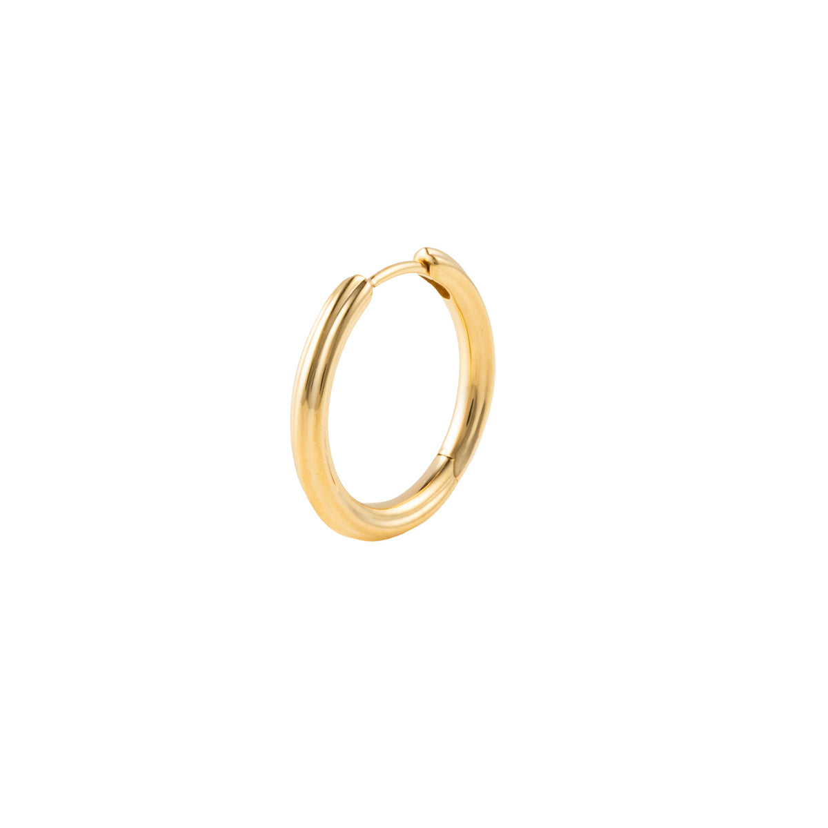 18K DUNE Huggie Earring Large size