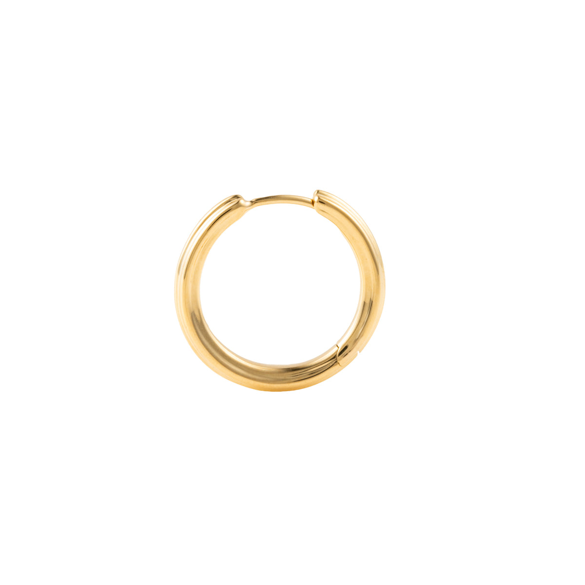 18K DUNE Huggie Earring Large size