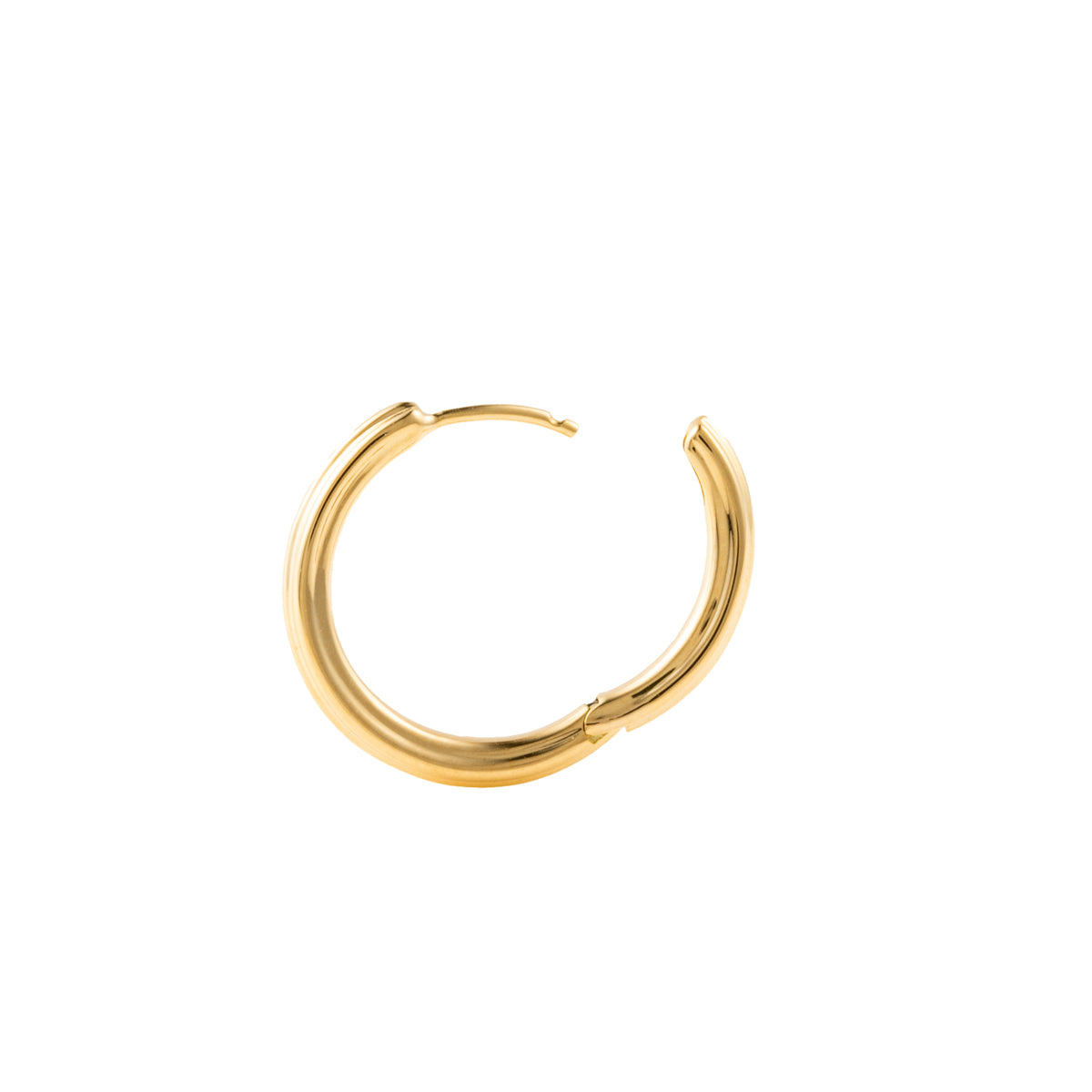 18K DUNE Huggie Earring Large size