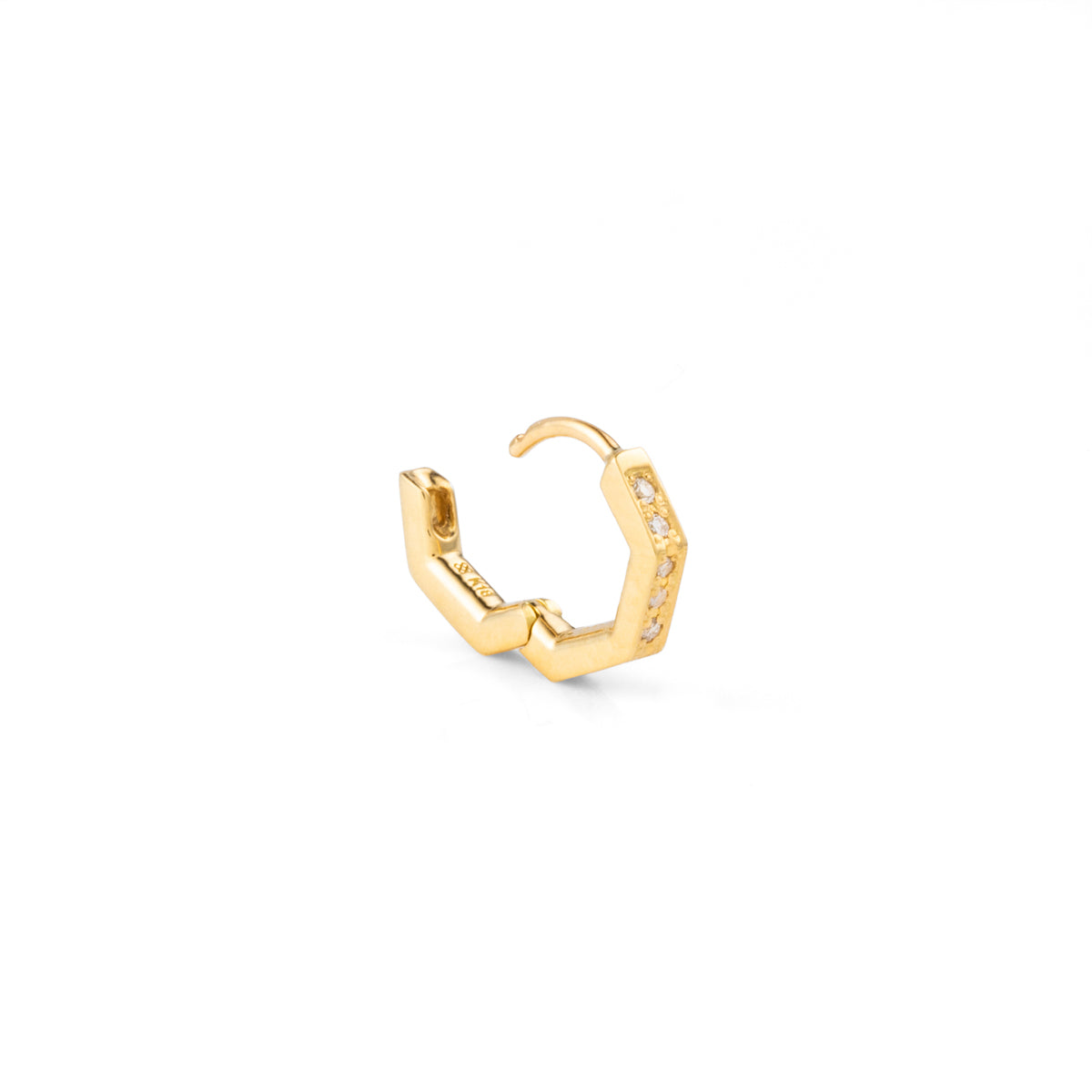 18K MANHATTAN Octagon Diamond Earring
