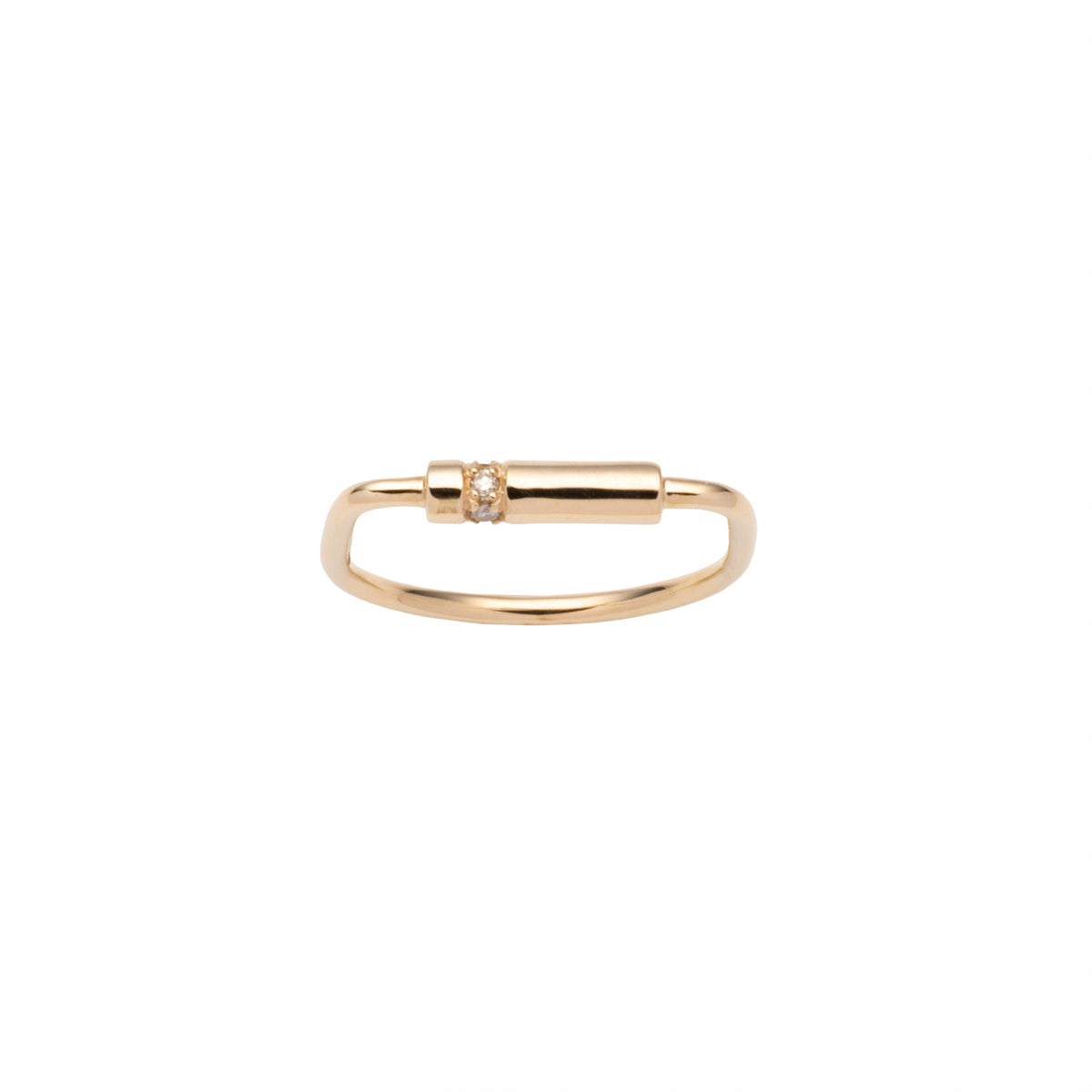 MIRÓ Diamond Cylinder Ring