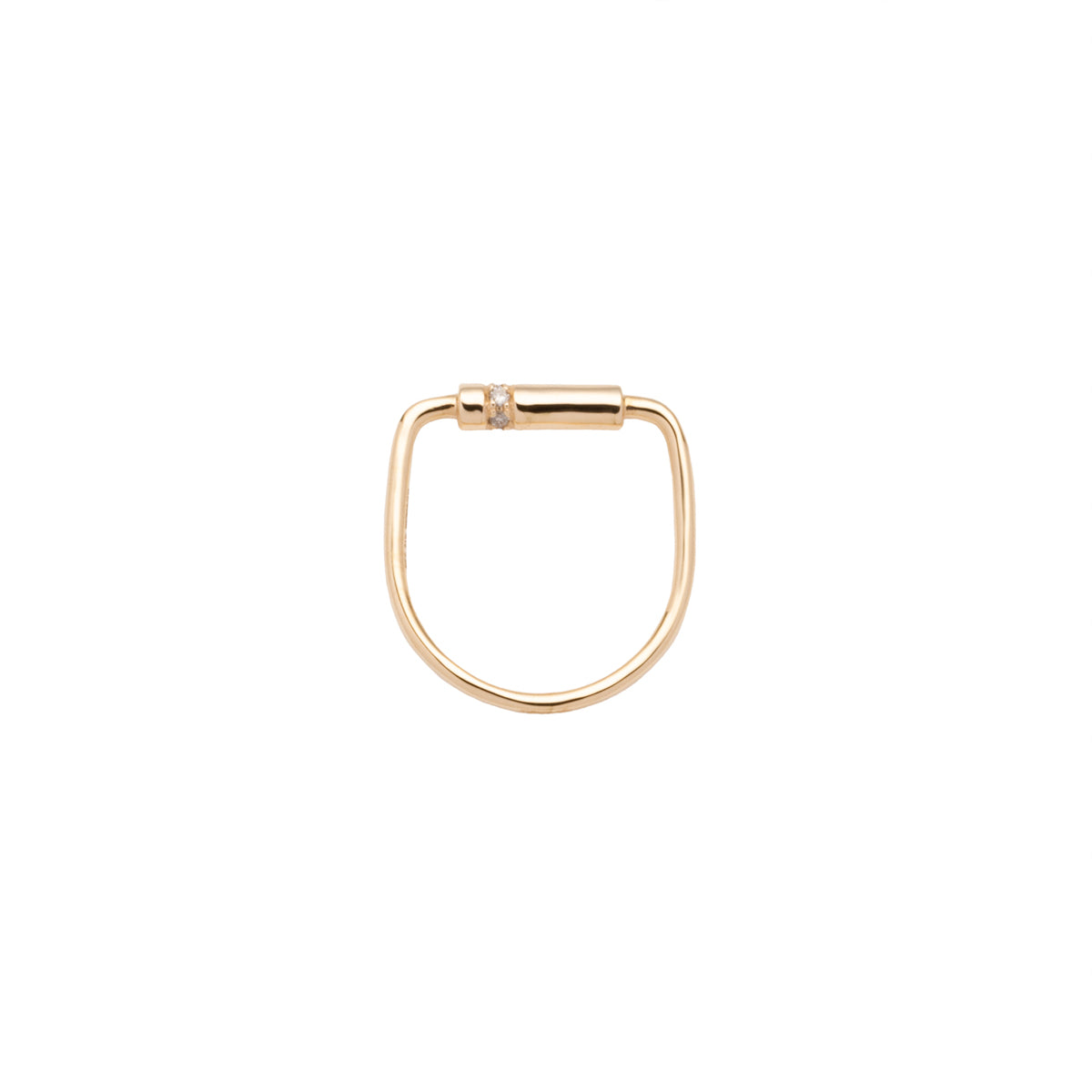 MIRÓ Diamond Cylinder Ring