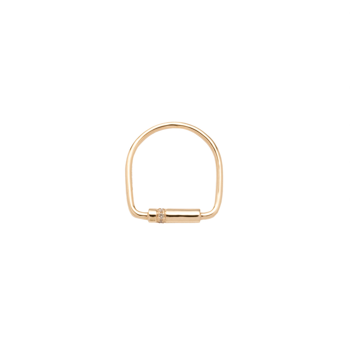 MIRÓ Diamond Cylinder Ring